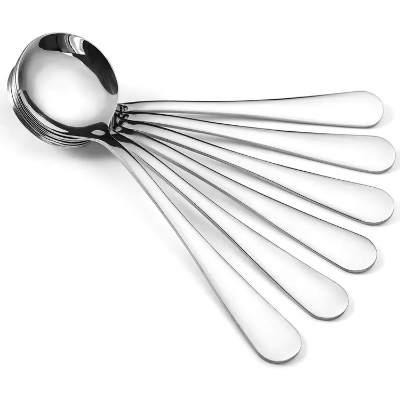 Picture of Stainless Steel Soup Spoon - 7 Inch, A Set of 6 Pieces