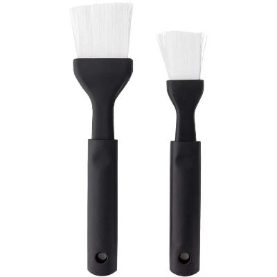 Picture of Plastic Basting Brush Black Food Grade Pastry Brush Set Heat Resistant Sauce Kitchen Brush for Baking and Cooking Pack of 2 - Kitchen Accessories