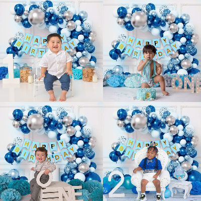 Birthday Decoration Combo Blue Theme 
