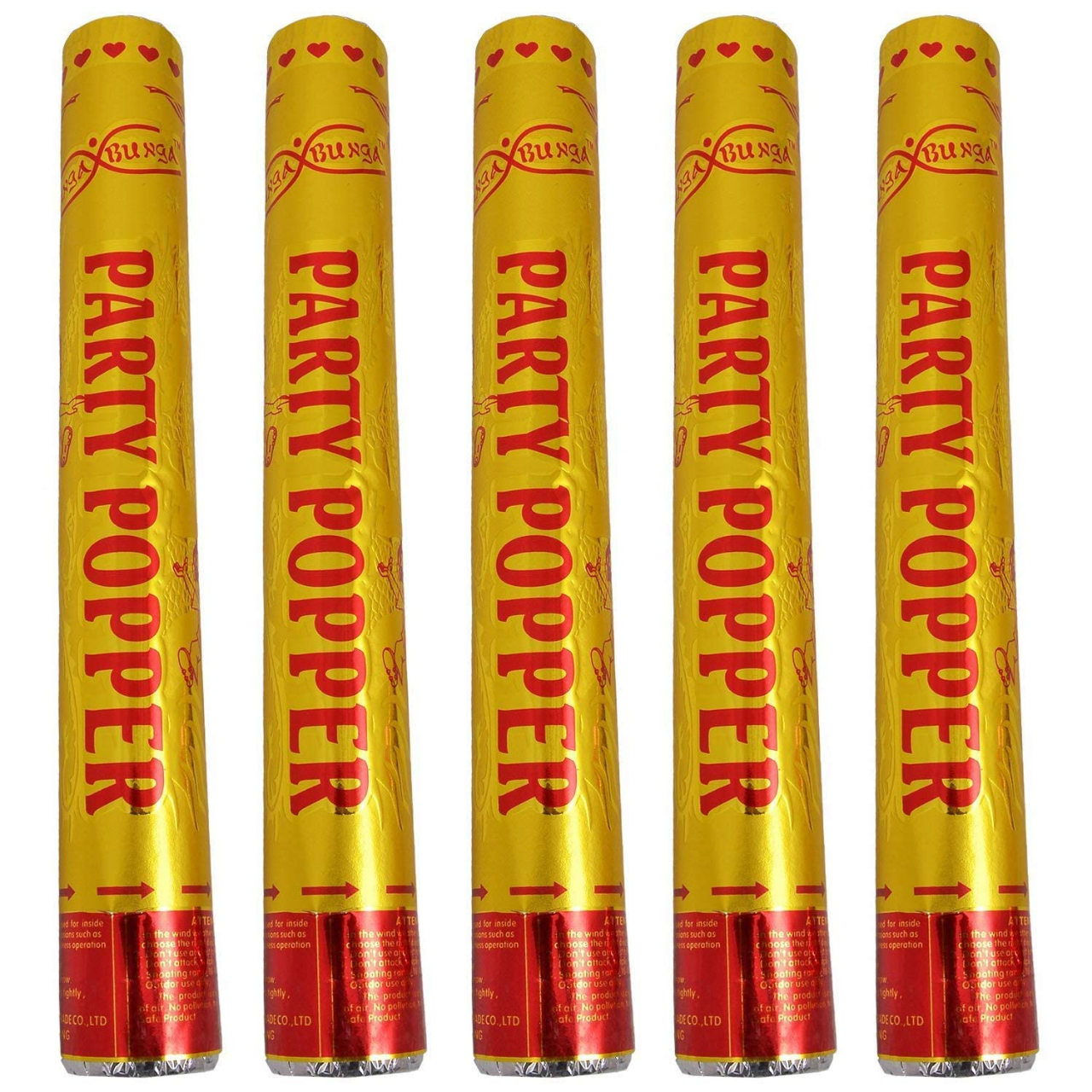 Party Popper, Party Snow Spray, Sparkling Candle and Birthday Candle Combo Pack