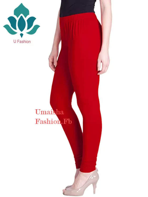 Buy  Red color Women/Girl Leggings Fabrics Cotton Long Churidar  Ties Pant Leggings at Best Prices in Bangladesh