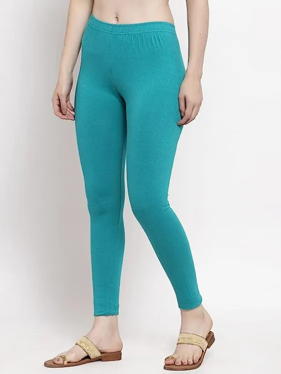Buy Pest color Women/Girl Leggings Fabrics Cotton Long Churidar  Ties Pant Leggings  at Best Prices in Bangladesh