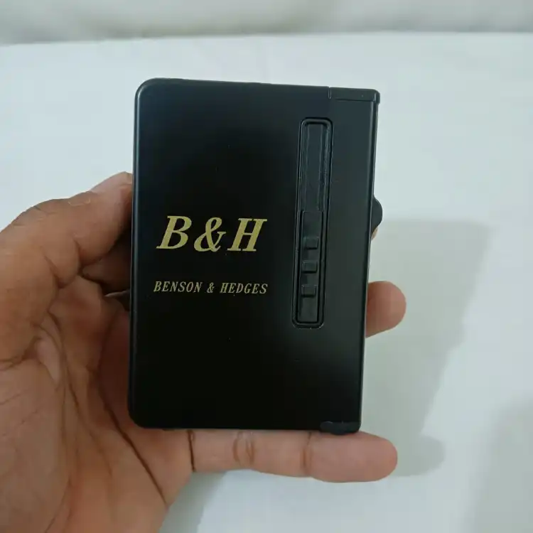 Buy b-h-black-windproof-butane-gas-lighter-automatic-case-hold-10-cigarettees-box-multifunction-gadgets-for-men-accessories   Online at Best Price In Bangladesh