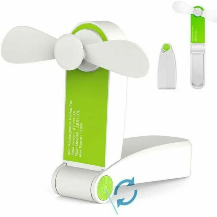 Buy Portable Fan Small Personal Fan Pocket Fan Mini USB Rechargeable Fan Electric Fan for HAdjustable Wind Speed Folding ome Office Traveling Camping Hiking Room Outdoor  Online at Best Price In Bangladesh