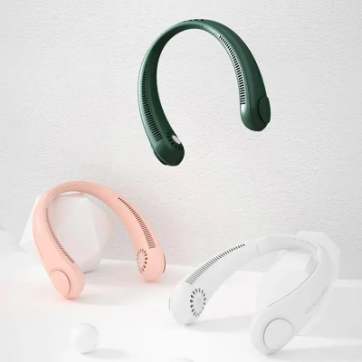 Buy usb-rechargeable-mini-portable-neck-fan-bladeless-mute-sports-fans-for-outdoor-hanging-neck-fan Online at Best Price In Bangladesh