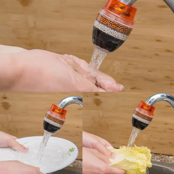 Buy 1-pcs-5-layers-purifier-tap-filter-water-saving-kitchen-faucet-bubbler-activated-carbon-filtration-shower-head-nozzle-cleaning-filters Online at Best Price In Bangladesh