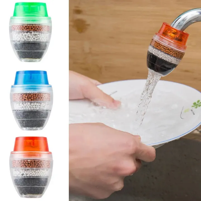 Buy 1-pcs-5-layers-purifier-tap-filter-water-saving-kitchen-faucet-bubbler-activated-carbon-filtration-shower-head-nozzle-cleaning-filters Online at Best Price In Bangladesh