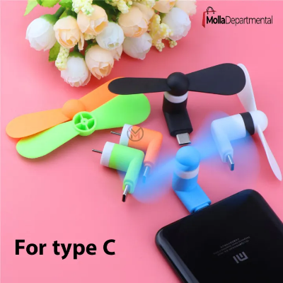 Buy usb-fan-type-c-flexible-mini-mobile-phone-fans-for-android-type-c-hand-fan-for-all-otg-supported-phone-type-c   Online at Best Price In Bangladesh