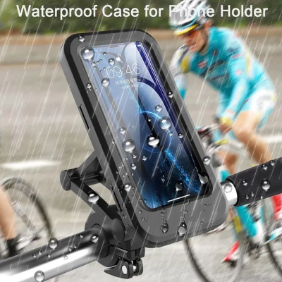 Buy adjustable-waterproof-bicycle-phone-holder-universal-bike-motorcycle-handlebar-phone-case-cell-phone-support-mount-bracket  Online at Best Price In Bangladesh