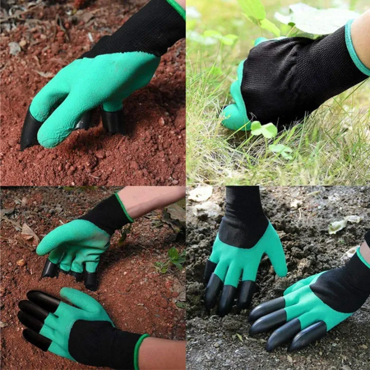 Buy genie-garden-gloves-quick-and-easy-way-to-garden-1-pair-hand-gloves    Online at Best Price In Bangladesh