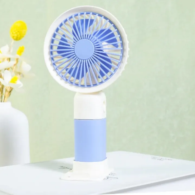Buy 1-pcs-handheld-high-wind-portable-fan-with-stand-for-summer-cull-wind Online at Best Price In Bangladesh