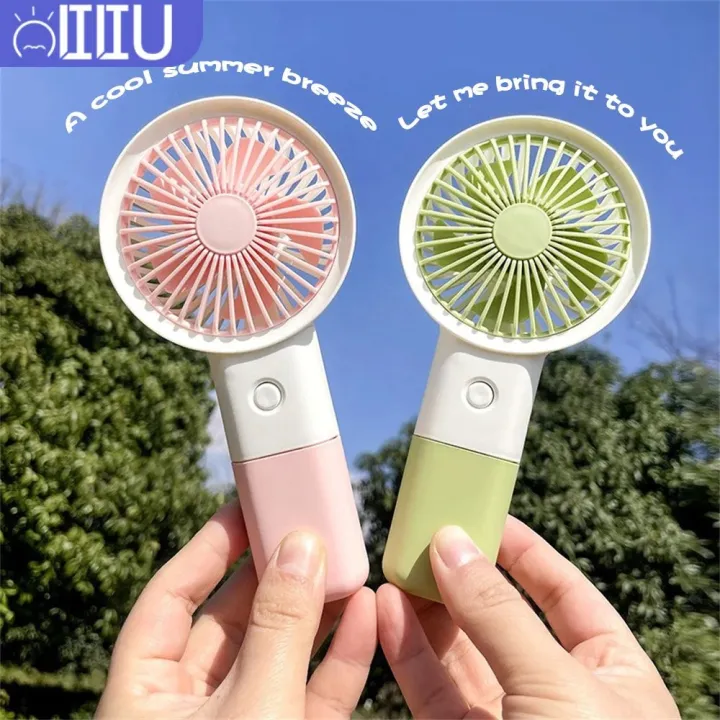 Buy 1-pcs-handheld-high-wind-portable-fan-with-stand-for-summer-cull-wind Online at Best Price In Bangladesh