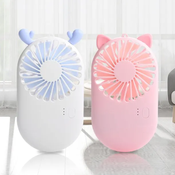 Buy Mini Fan Small Personal Portable Fan Speed Adjustable USB Rechargeable Fan for Kids Girls Women Men Home Office Indoor Outdoor   Online at Best Price In Bangladesh