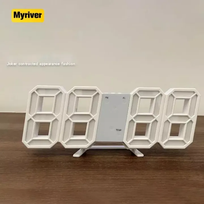 Buy Electronic Digital Clock Wall Clocks Hanging Watch Snooze Table Bedroom  at Best Price In Bangladesh