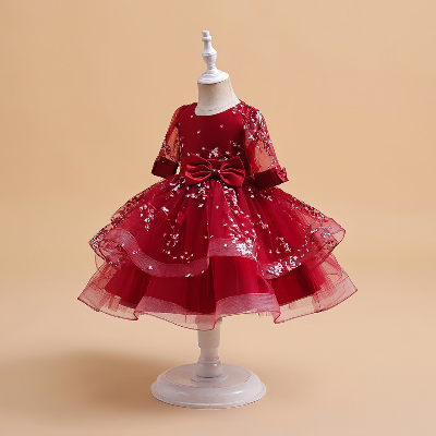 Buy Premium Children Party Dress girls  at Best Price In Bangladesh