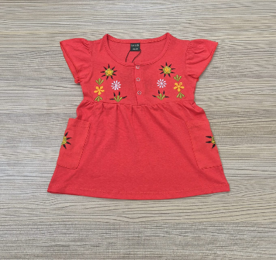 Buy Embroidered Soft Cotton Tops for Girls at Best Price In Bangladesh