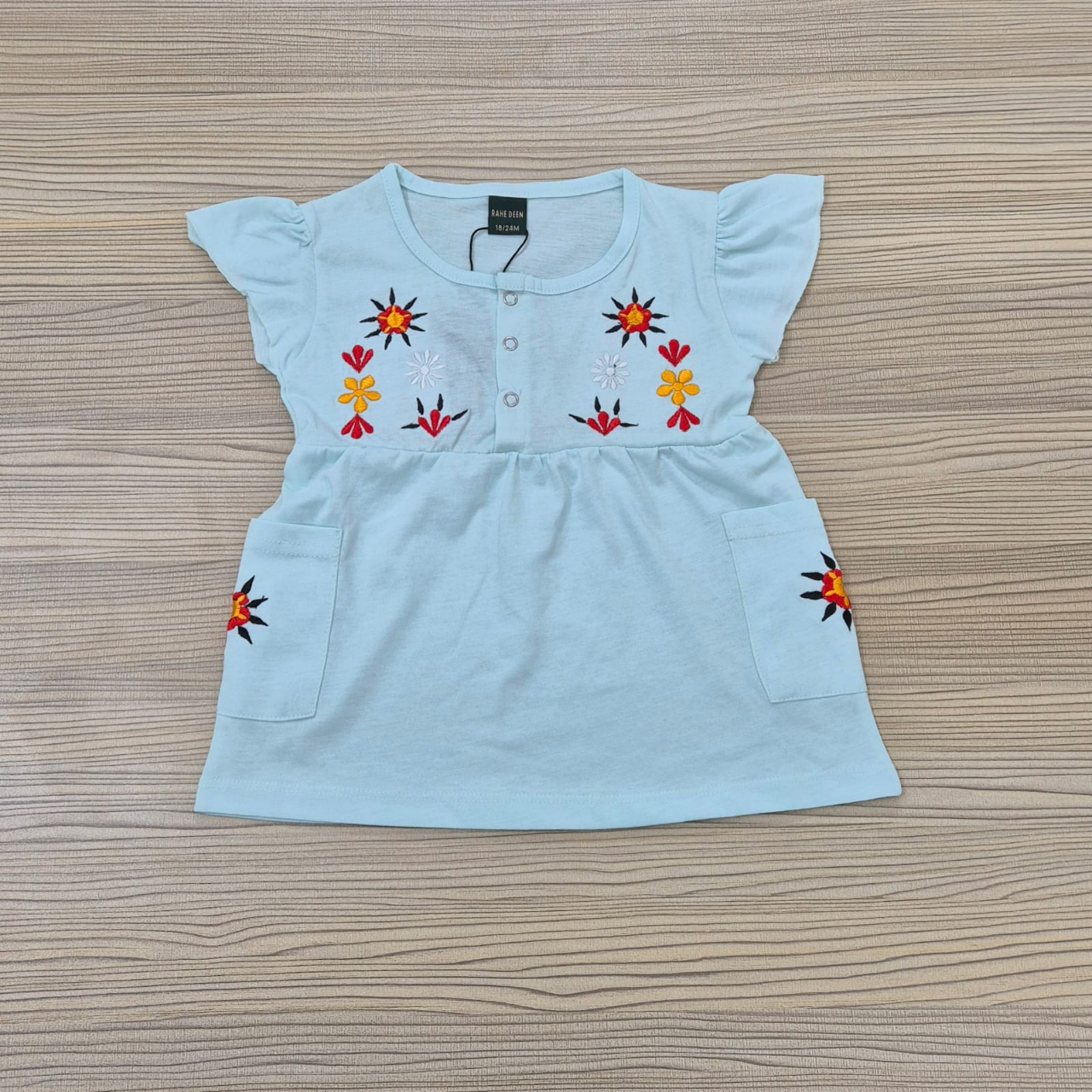 Buy Embroidered Soft Cotton Tops for Girls at Best Price In Bangladesh