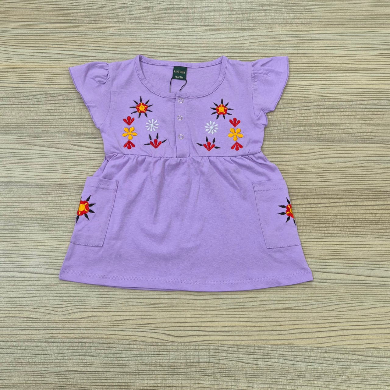 Buy Embroidered Soft Cotton Tops for Girls at Best Price In Bangladesh