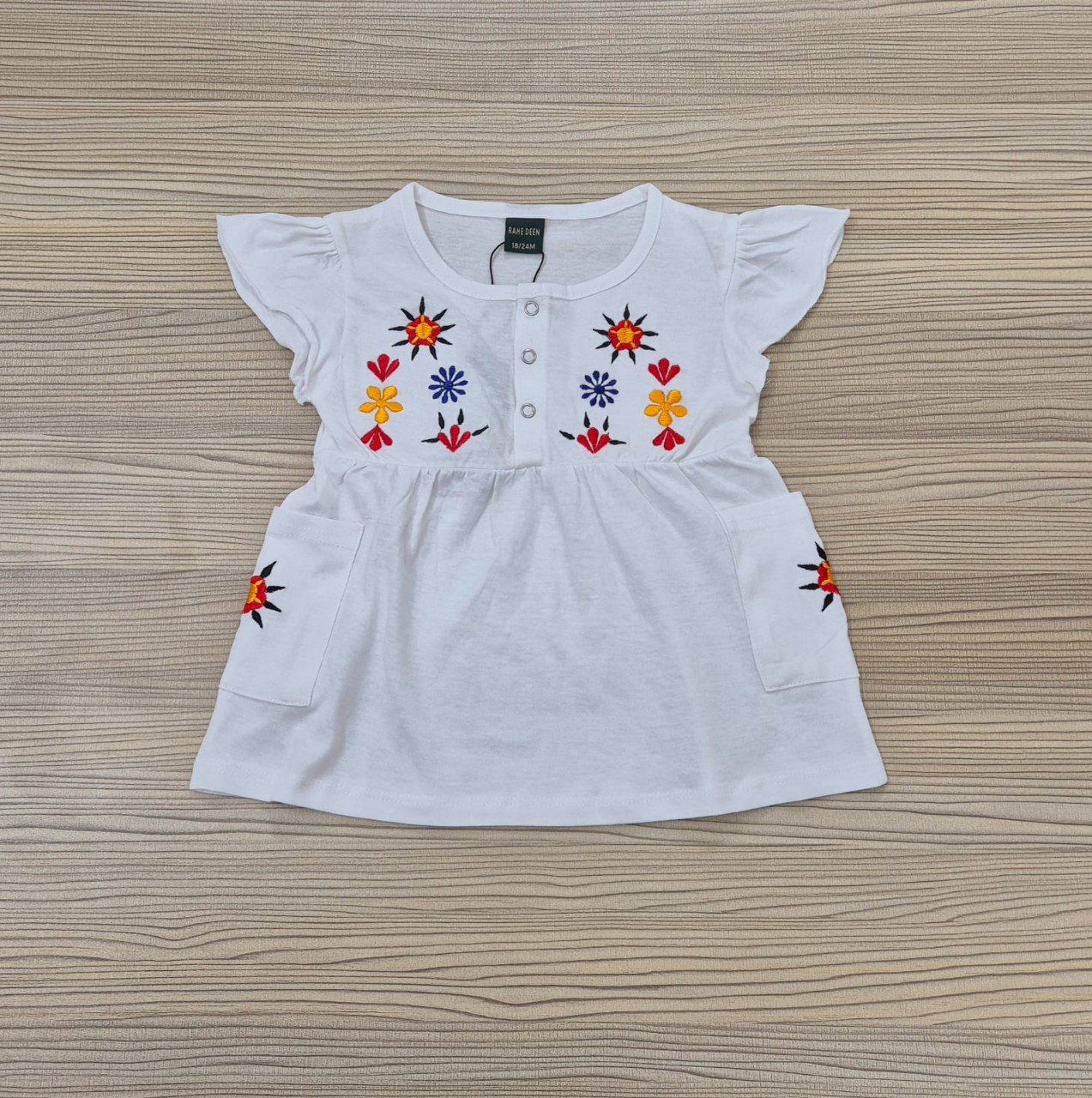 Buy Embroidered Soft Cotton Tops for Girls at Best Price In Bangladesh