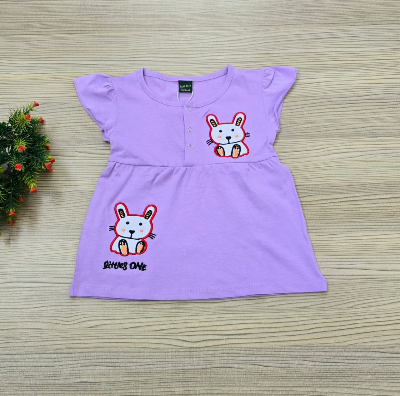 Buy Embroidered Soft Cotton Tops for Girls at Best Price In Bangladesh