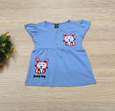 Buy Embroidered Soft Cotton Tops for Girls at Best Price In Bangladesh