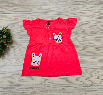 Buy Embroidered Soft Cotton Tops for Girls at Best Price In Bangladesh