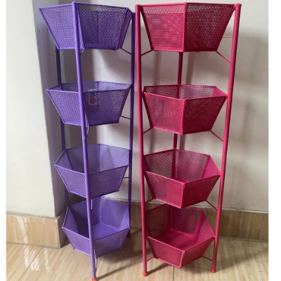 Picture of 4-Layer Metal Vegetable Basket - Efficient Storage For Your Kitchen Essentials - Keeping Everything Organized