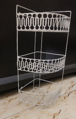 Picture of 3 step D Shape wall hanging rack for kitchen