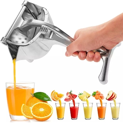 Picture of Multifunctional - Real Aluminum Steel Manual Juicer Hand Squeezer Fruit Juice Manual - Juice Machine Orange Lemon Smoothie