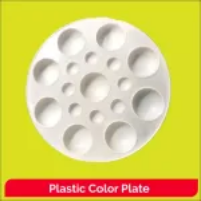 Picture of Color Plate ( Plastic) Round Shape - 1pcs