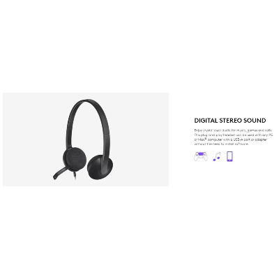Buy Logitech H340 USB Computer Headphone at Best Price In Bangladesh