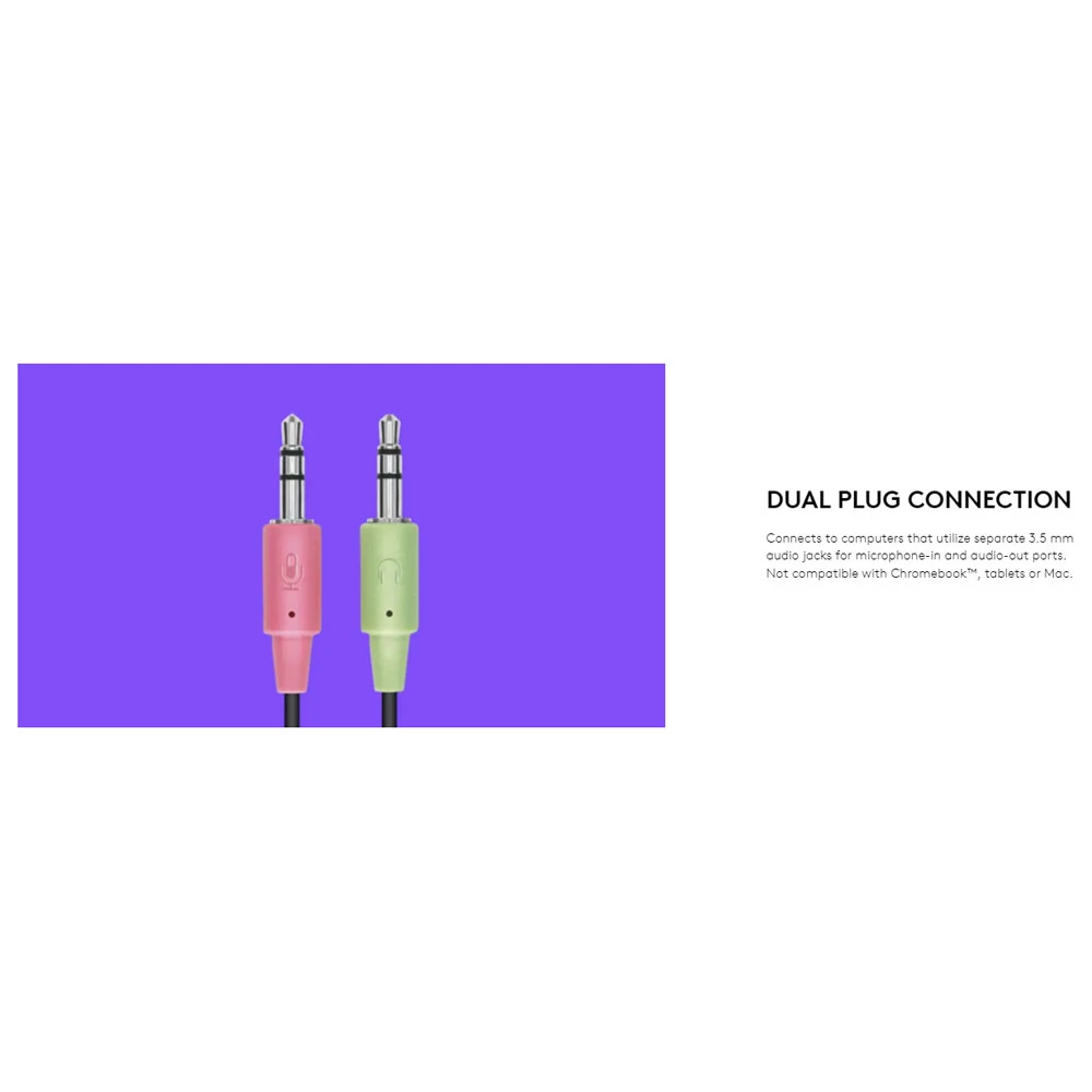 Buy Logitech H150 STEREO Headset (Two port) White at Best Price In Bangladesh