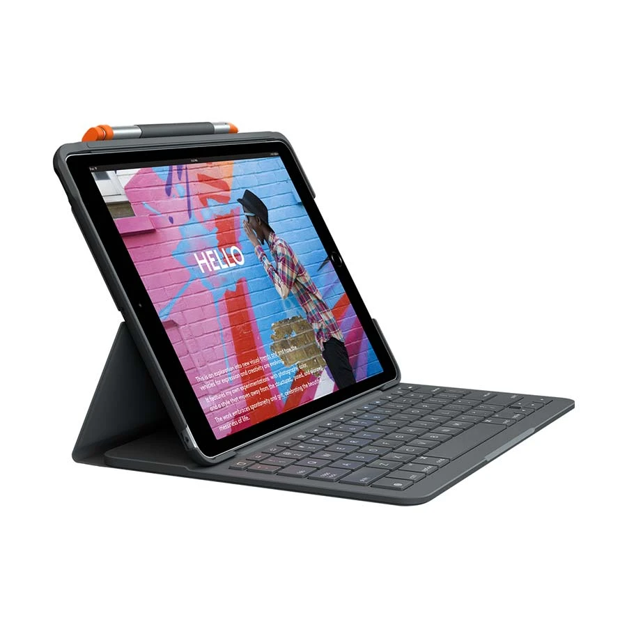 Buy Logitech Slim Folio Bluetooth Keyboard with Case for iPad Graphite at Best Price In Bangladesh