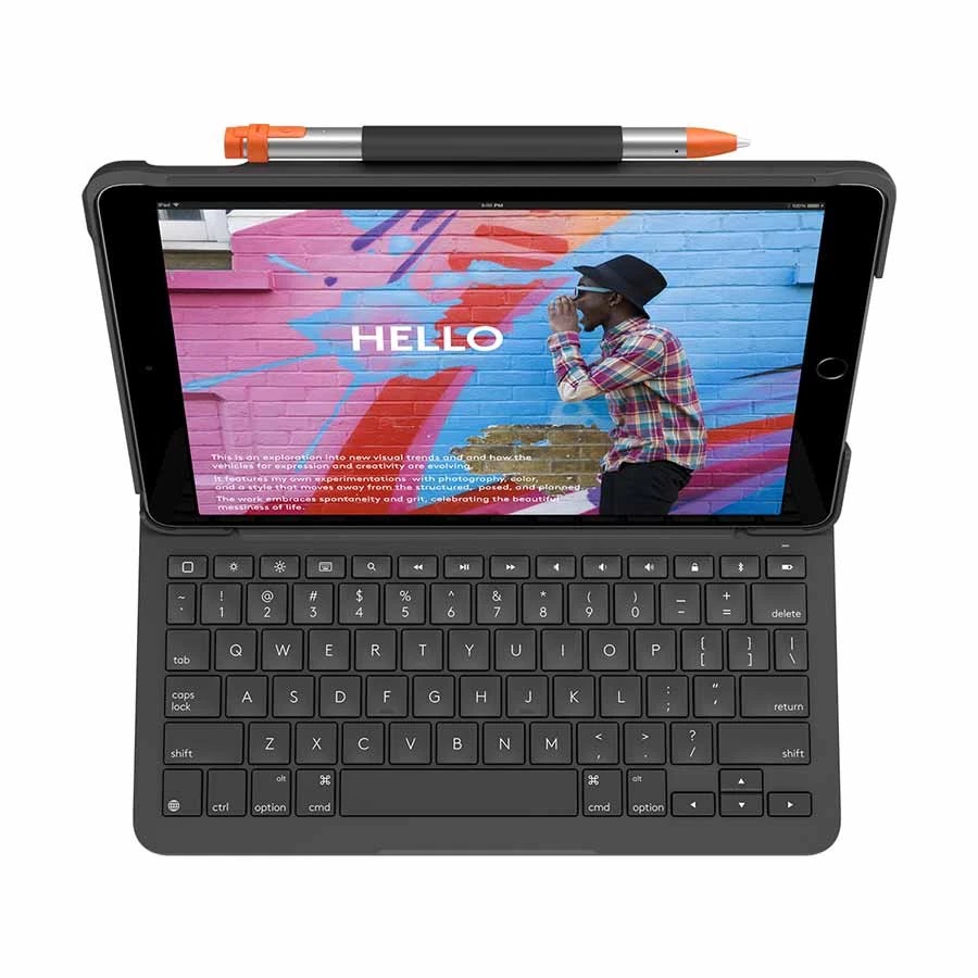 Buy Logitech Slim Folio Bluetooth Keyboard with Case for iPad Graphite at Best Price In Bangladesh