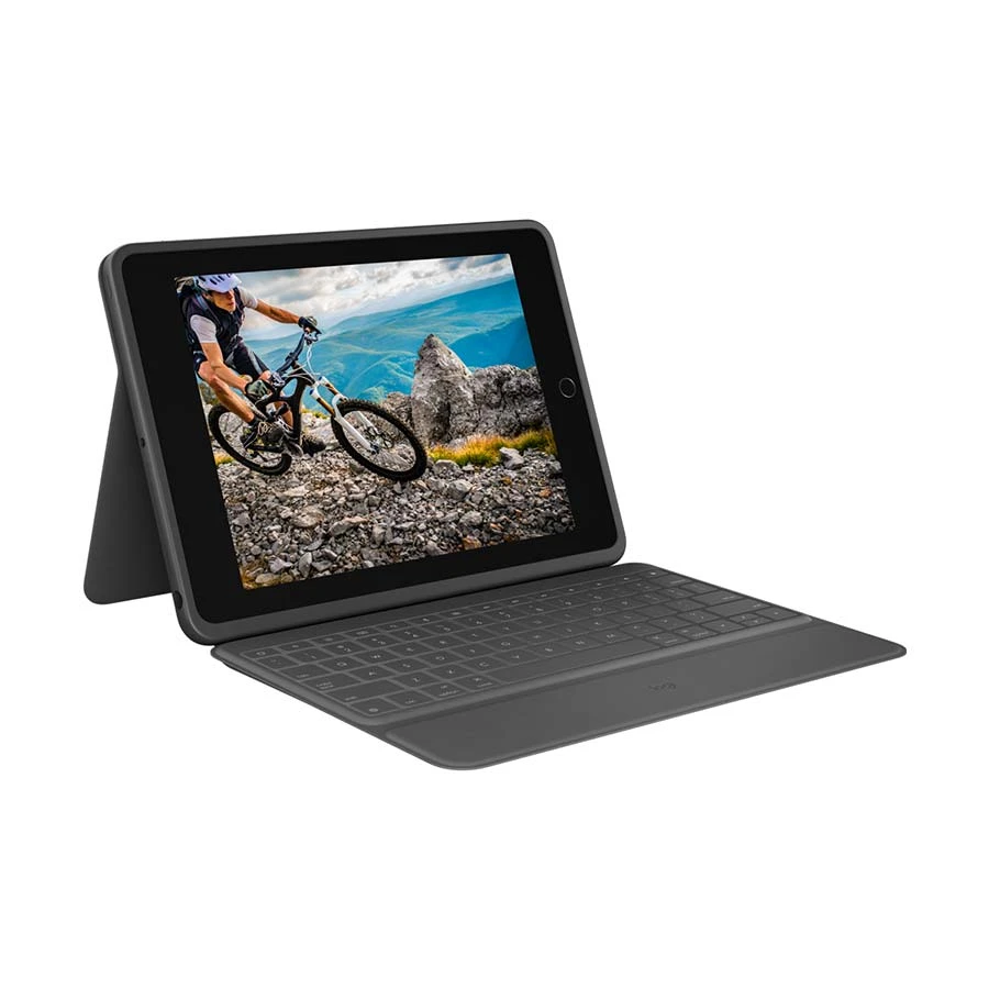 Buy Logitech Rugged Folio - Smart protective Keyboard Case Graphite at Best Price In Bangladesh