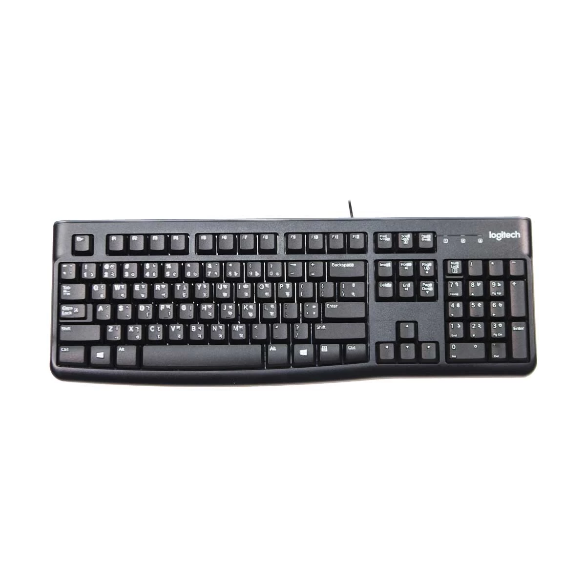 Buy Logitech K120 USB Keyboard with Bangla Black at Best Price In Bangladesh