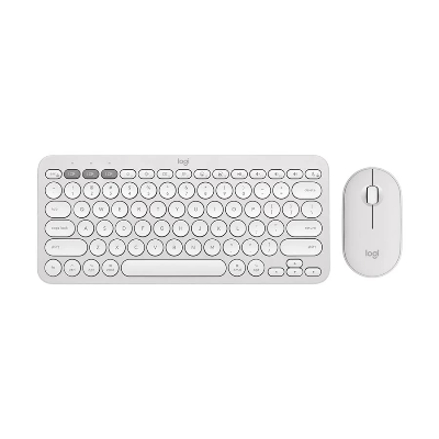 Buy Logitech Pebble 2 Bluetooth Keyboard & Mouse Combo Tonal White at Best Price In Bangladesh