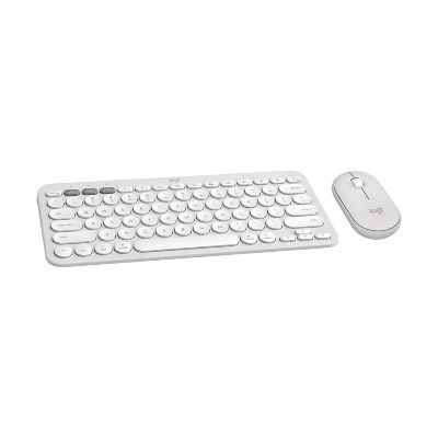 Buy Logitech Pebble 2 Bluetooth Keyboard & Mouse Combo Tonal White at Best Price In Bangladesh