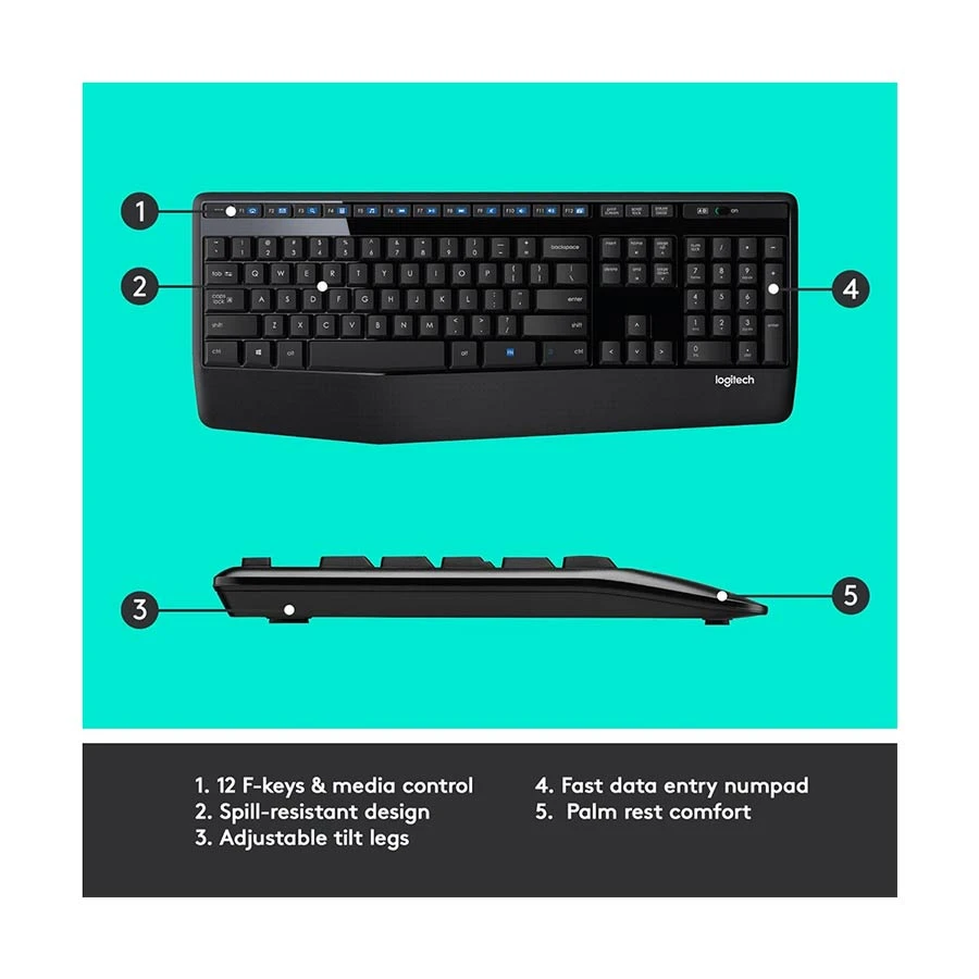 Buy Logitech MK345 Wireless Combo Keyboard & Mouse at Best Price In Banglades