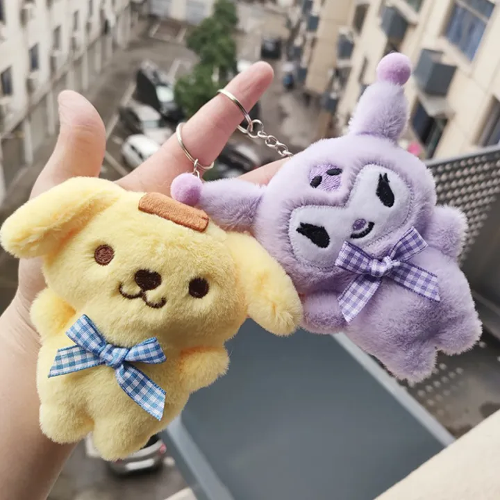 Buy  Kawaii Plush Doll Toy Cute Cartoon Hello Kitty Kuromi My Melody Cinnamoroll Plushie Keychain Bags Pendant Decoration Gift ANLAN  at Best Price in Bangladesh