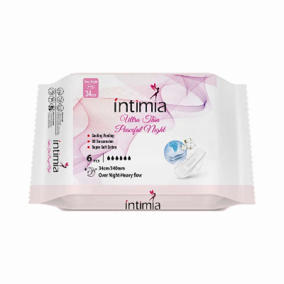 Buy Intimia Sanitery Napkin Peaceful Night (Heavy Flow) Size : XL (340 MM )  at Best Price In Bangladesh