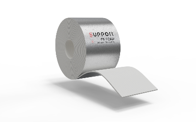 Buy Support PE FOAM Insulation-Alu Foil(25m X 1m X 18mm)  at Best Price In Bangladesh