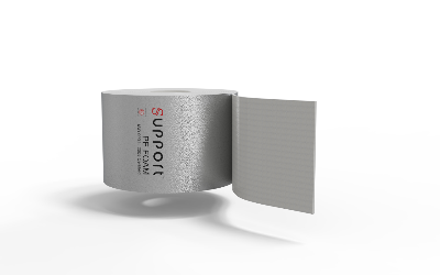 Buy Support PE FOAM Insulation-Alu Foil(25m X 1m X 18mm)  at Best Price In Bangladesh