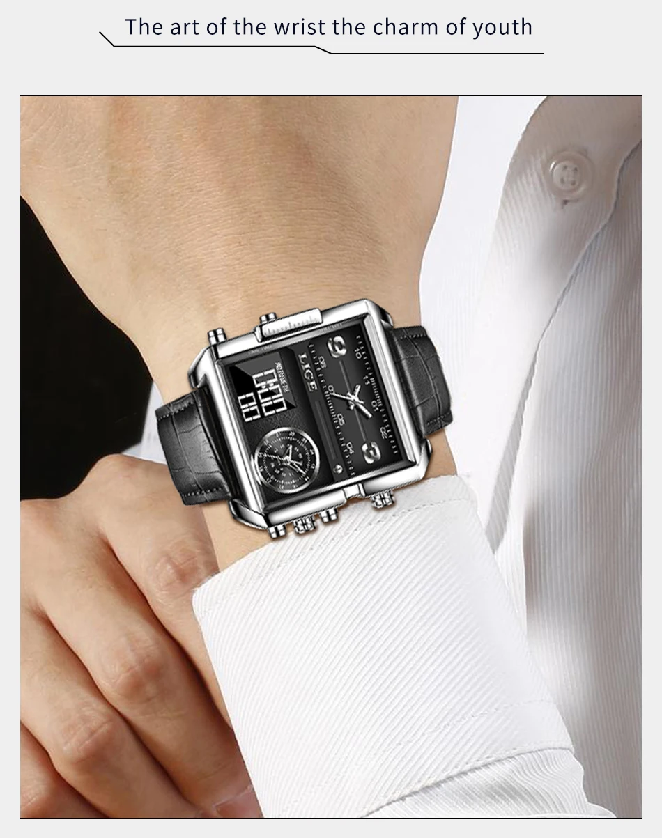 Buy   LIGE® Digital Clock Watch - UT-524 at best price In Bangladesh