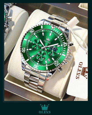 Buy  ORIGINAL GREEN OLEVS Watch - UT-527  at best price In Bangladesh