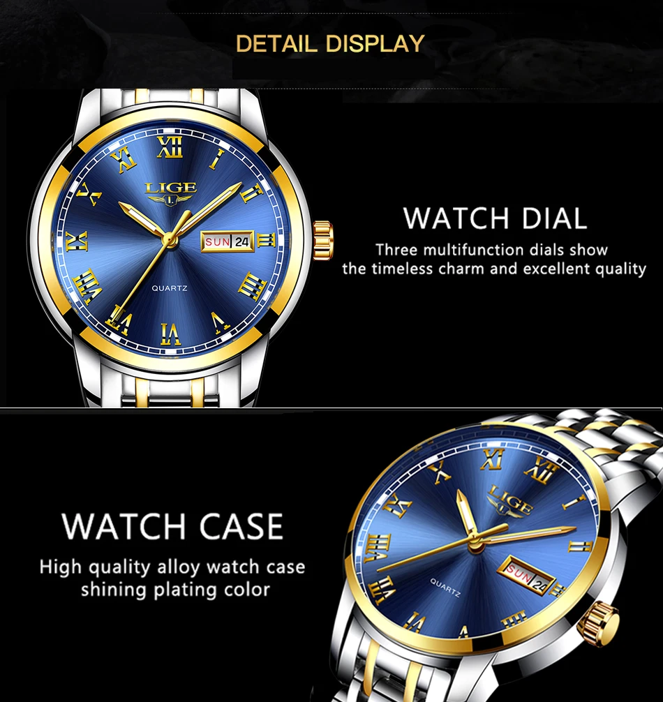 Buy LIGEX® - Asteron STEEL Watch - UT-534  at best price In Bangladesh