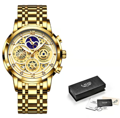 Buy  LIGELAND® Gold Watch - UT-545   at best price In Bangladesh