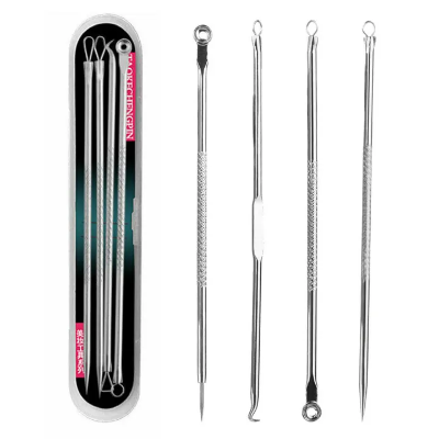 Buy Professional Pimple Popper Tool Kit skin care product - With Comedone Extractor Milia Removal Tool Blackhead Tweezers and Whitehead Remover Tool Spot Treatment Acne Set - Derma Roller at Best Price In Bangladesh
