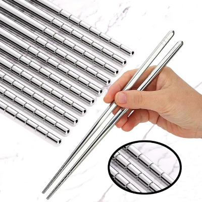 Picture of Stainless Steel Chopstick 2 Pcs (japanese/ chinese/ Korean)