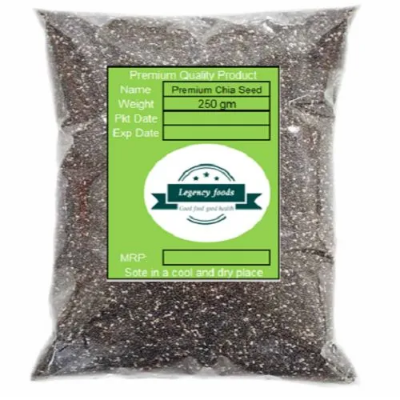 Picture of Super Quality High Fiber and Protein Content Chia Seeds 250 gm